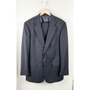 Brooks Brothers 2 Pc Wool Suit Coat‎ and Pants Gray Pinstripe Sz 41? Made In USA